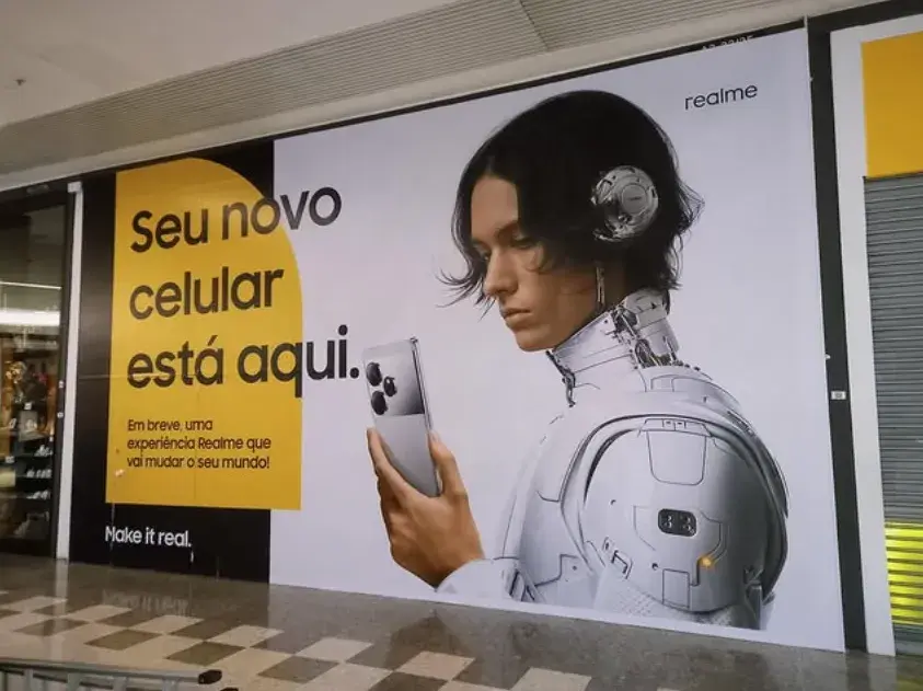 Tapume Realme