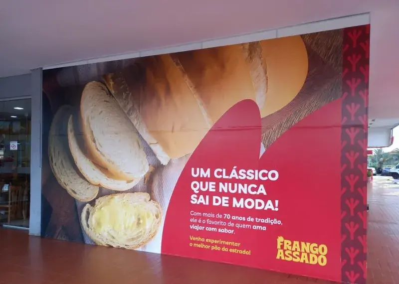 Tapume Frango Assado